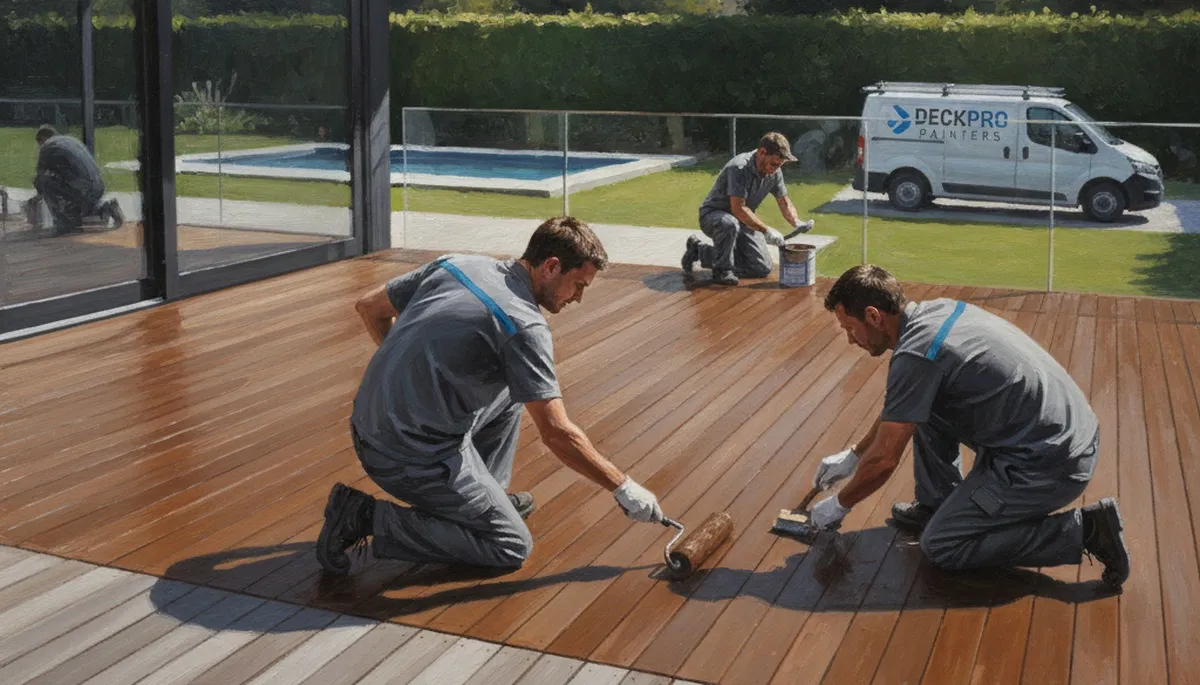 Philadelphia deck painting service in Philadelphia, PA for durable wood deck protection and curb appeal