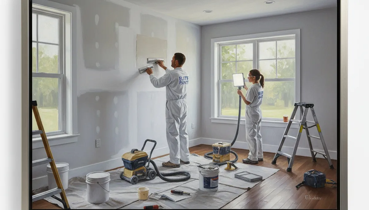 Philadelphia drywall repair by Paint Pros in Philadelphia, PA for smooth wall and ceiling restoration