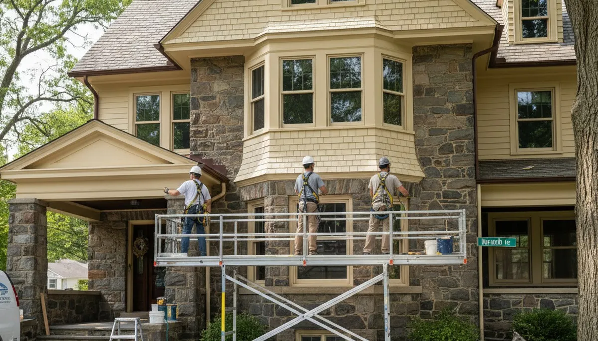 Philadelphia, PA painting crew providing professional interior and exterior house painting services